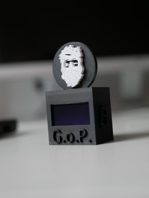 Кастомний BTC BOX для @godofprompt 😎#btc_box #cryptopricetracker